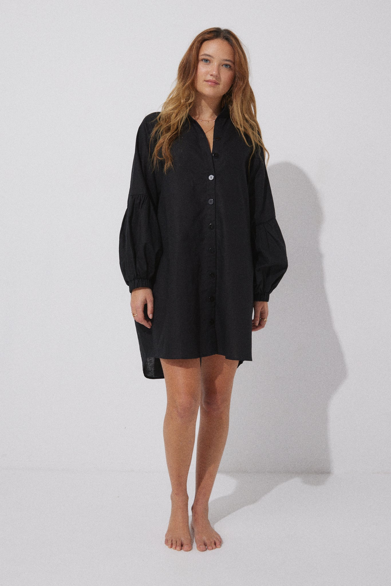 Havana Smock Dress - Black