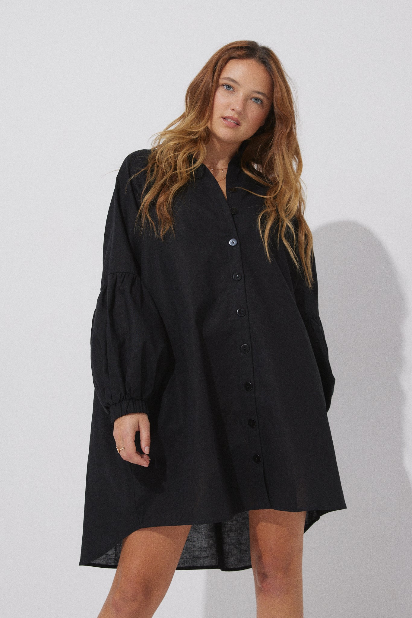 Havana Smock Dress - Black