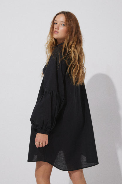 Havana Smock Dress - Black