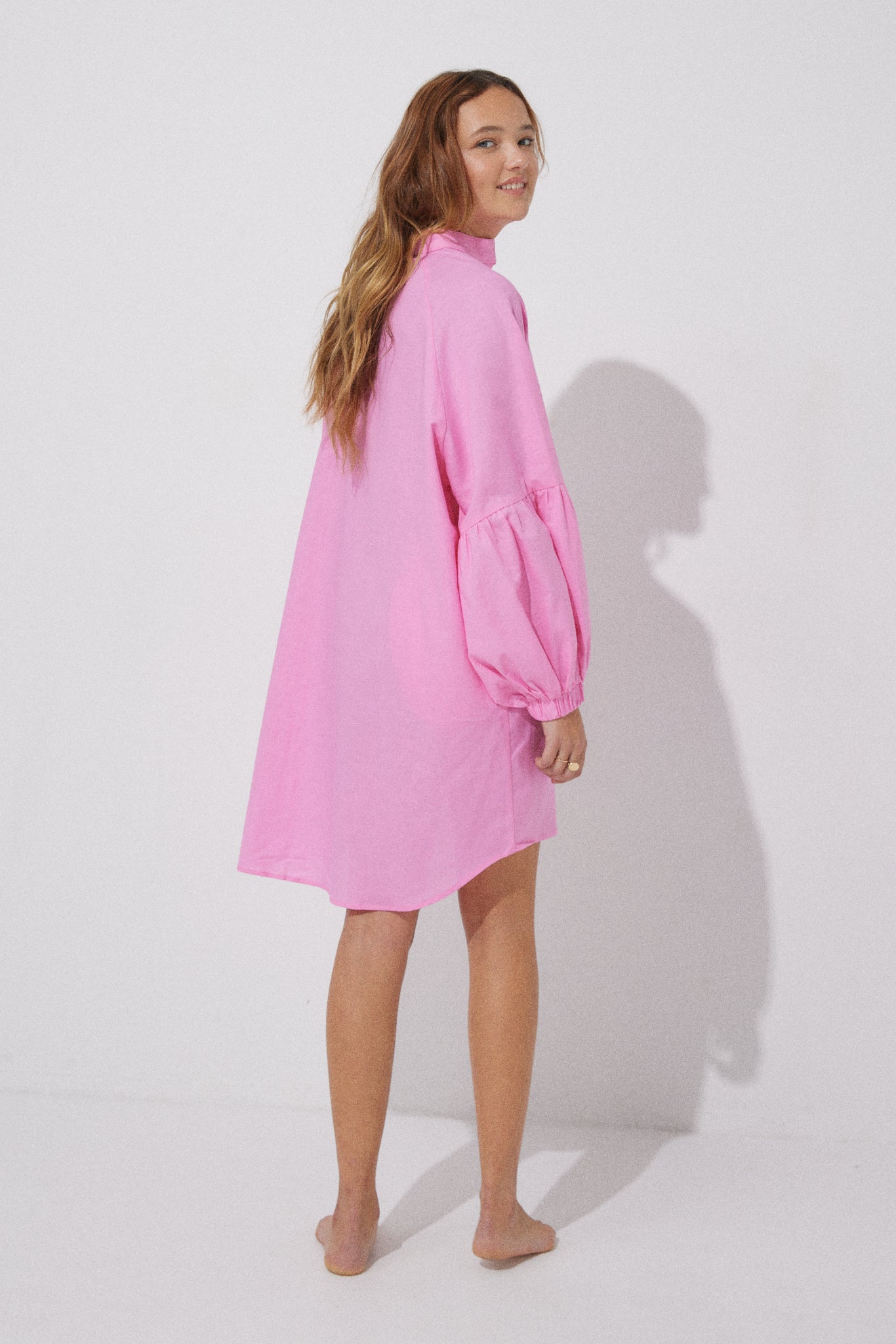 Havana Smock Dress - Pink