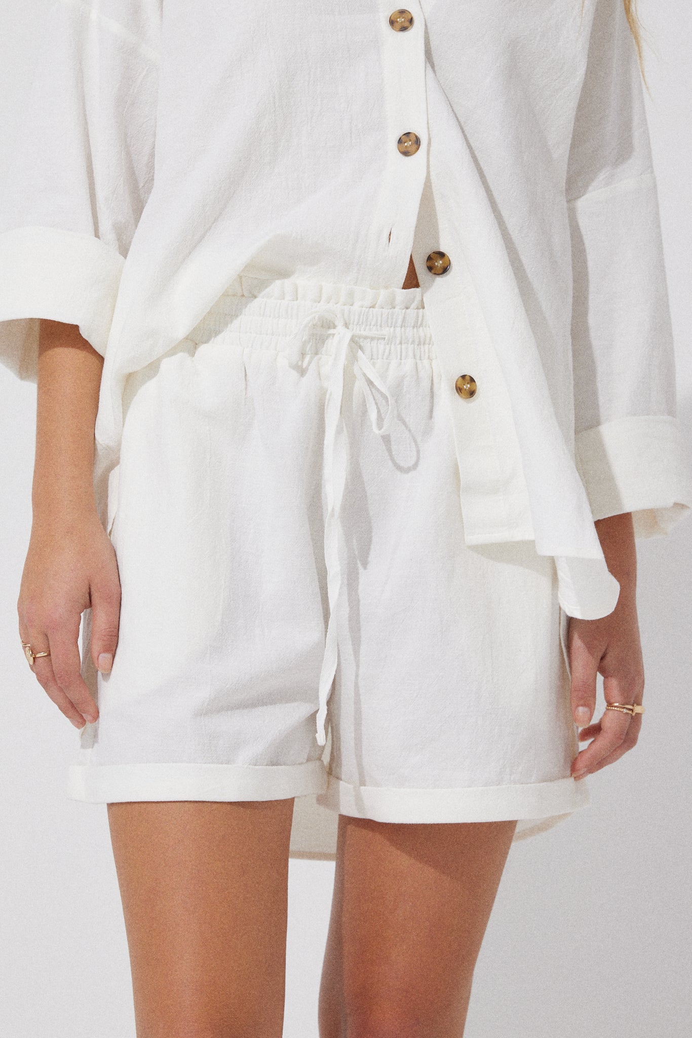 Bowie Shorts - White