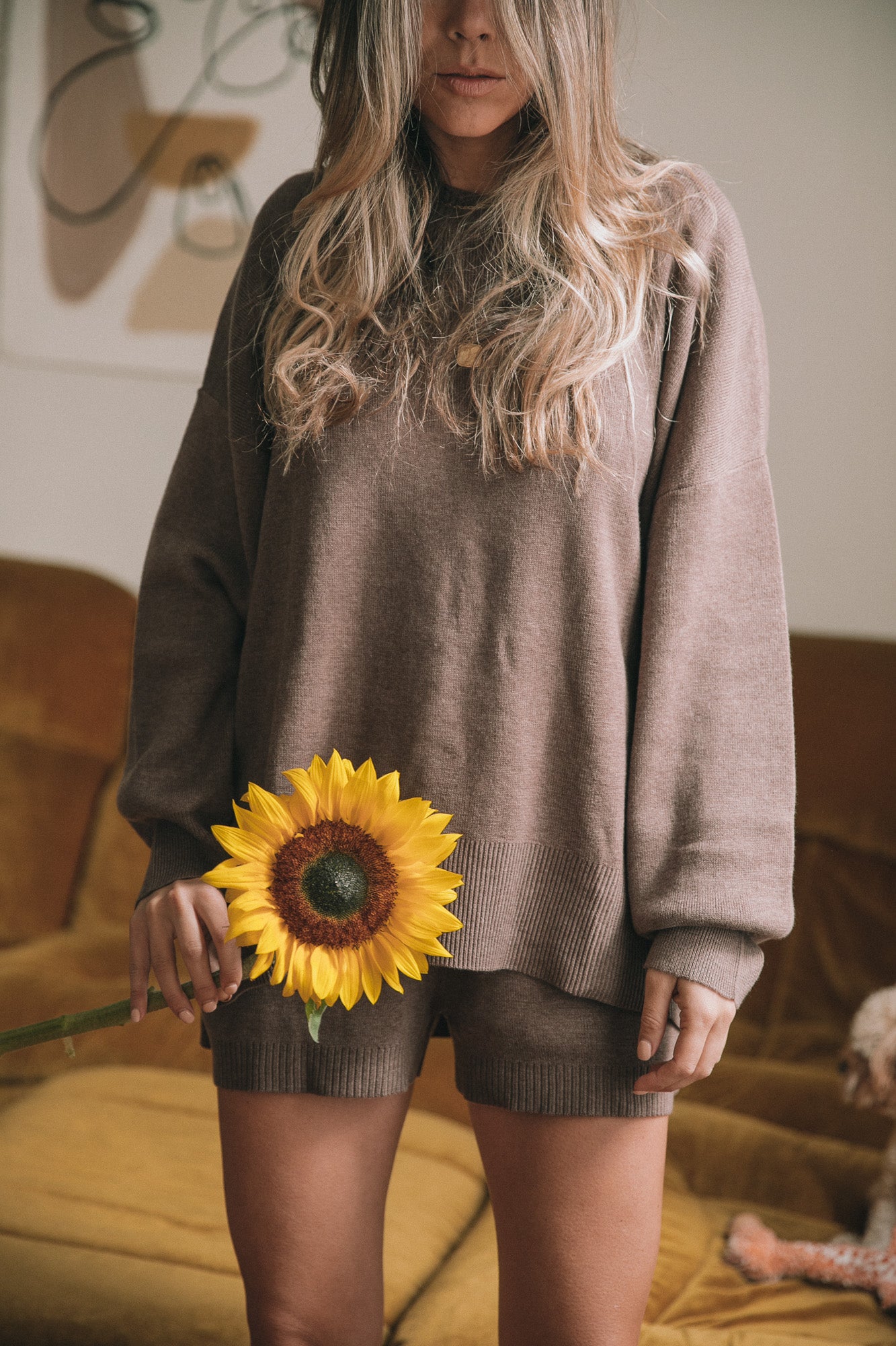 Luna Knit Sweater - Chocolate
